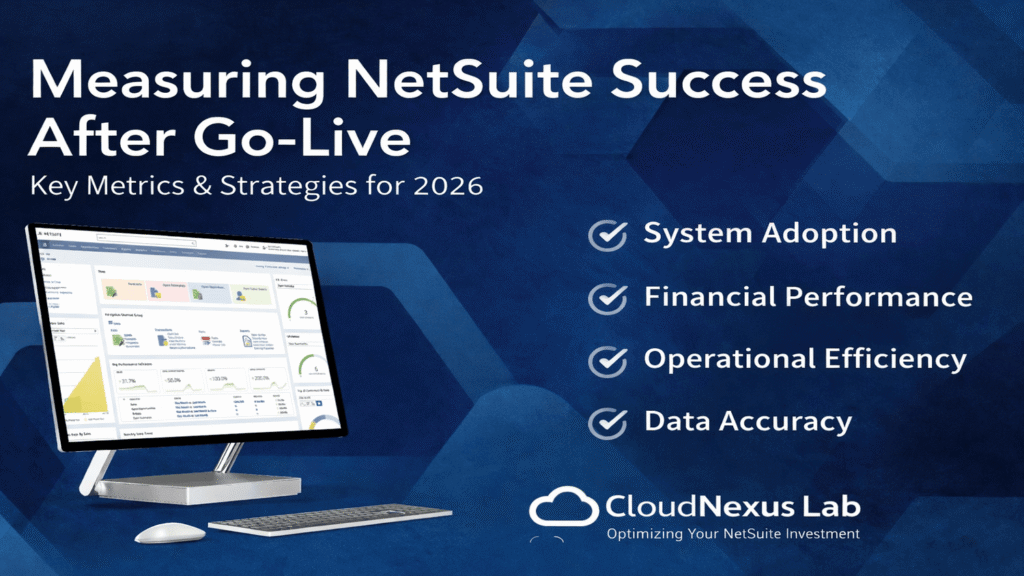 NetSuite success after go-live
